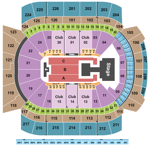 Climate Pledge Arena aespa Seating Chart